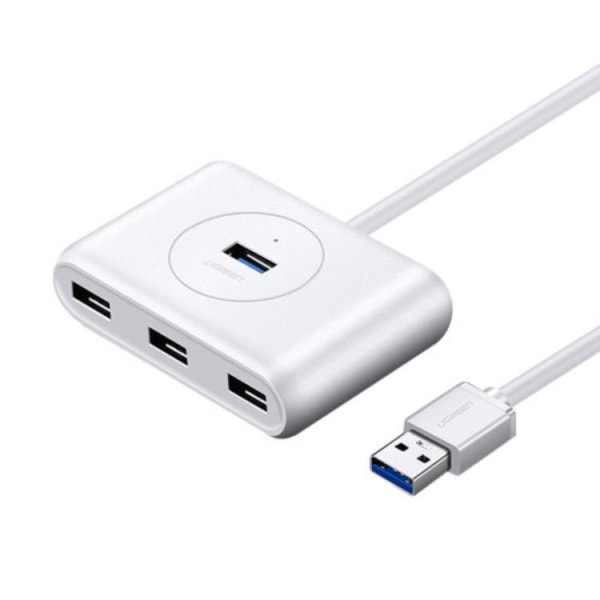 Ugreen Multifunktionel USB HUB USB-C Kabel 1m - Hvid White
