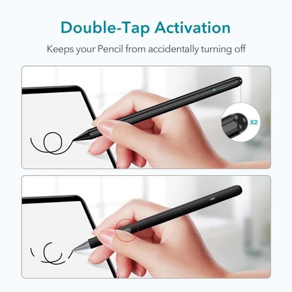 ESR Digital/Magnetisk Stylus Penna iPad - Svart Svart