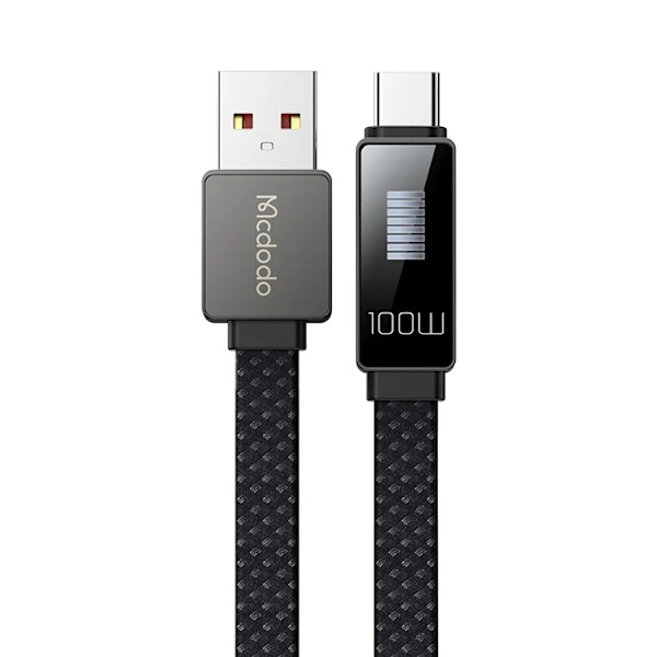 MCDODO USB-A - USB-C 100W Kabel 1.2M PD CA-4980 MDD Rhythm Svart