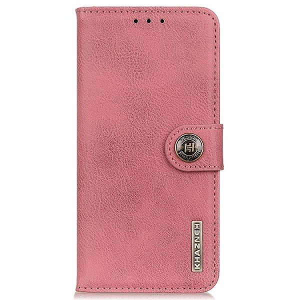 KHAZNEH iPhone 14 Plus Plånboksfodral Retro - Rosa