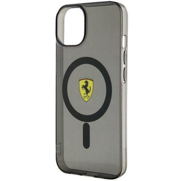 Ferrari iPhone 14 Plus Mobilskal Magsafe Translucent - Svart Svart