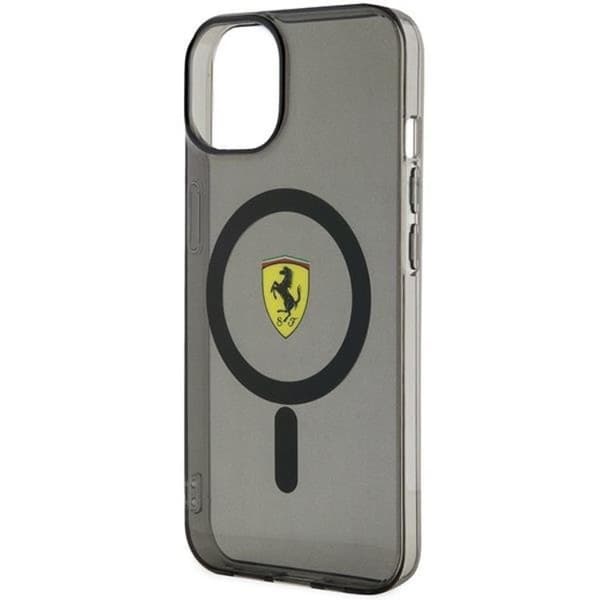 Ferrari Mobilskal till iPhone 14 Plus Magsafe Translucent - Svart Svart