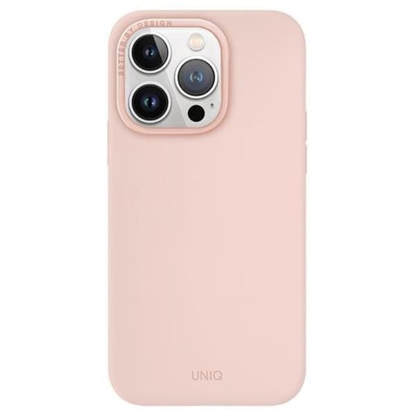 UNIQ Mobilskal till iPhone 15 Pro Magsafe Lino Hue - Rosa Rosa