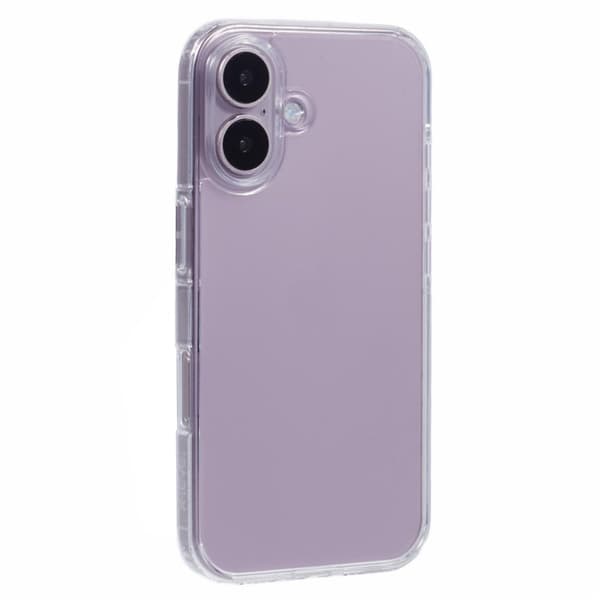 X-LEVEL Mobilskal till iPhone 16 Anti-Scratch PC+TPU Transparent