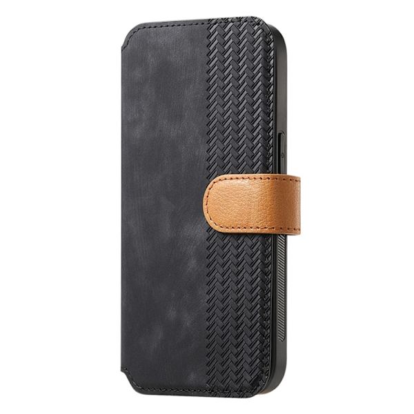 Plånboksfodral För iPhone 17 Armband Kickstand - Svart Svart