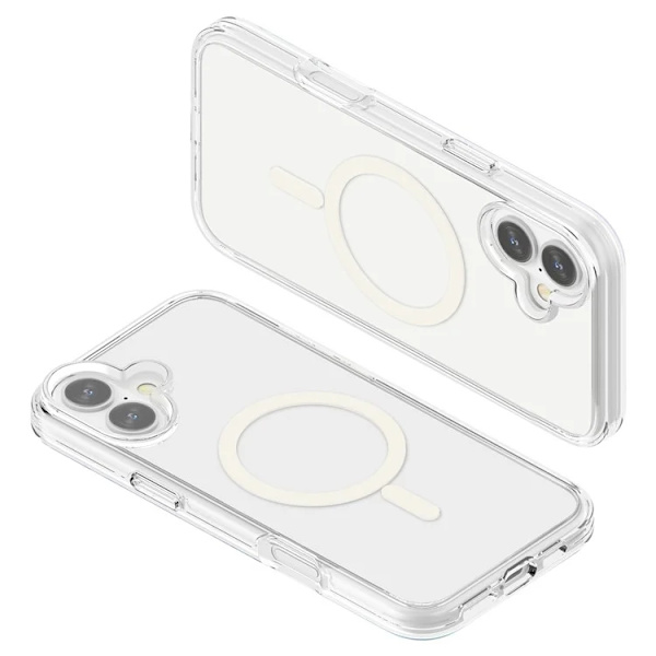 Mobilskal till iPhone 16 MagSafe - Transparent Transparent