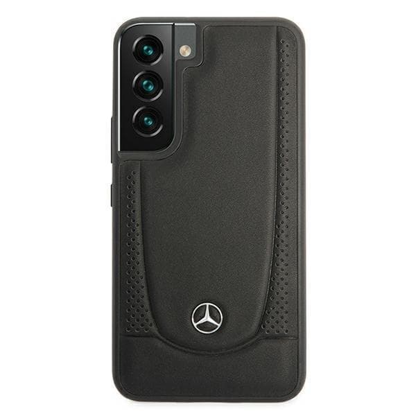 Mercedes Læder Urban Line Skal Galaxy S22 Plus - Sort Black