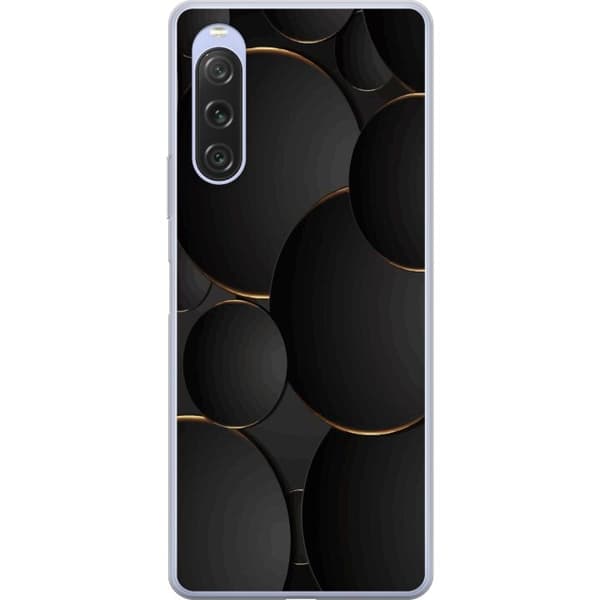 Telefontaske til Sony Xperia 10 V med luksus cirkler