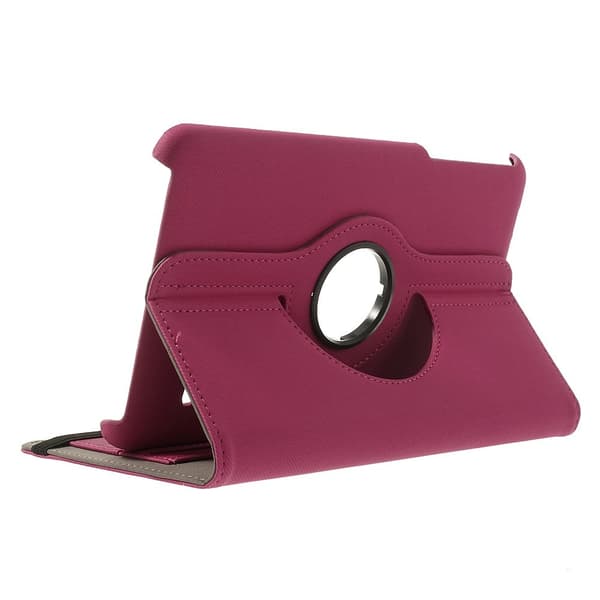 Denim Rotating Plånboksfodral till Samsung Galaxy Tab 4 8.0 (Magenta) Magenta