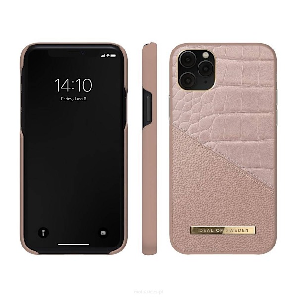 iDeal Fashion Skal iPhone X/XS/11 Pro - Rose Smoke Croco