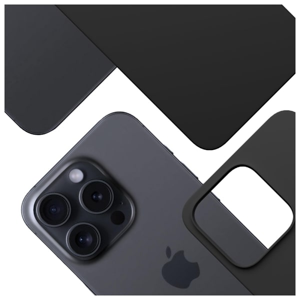 3MK Mobilskal till iPhone 16 Pro MagSafe Silikon Hardy - Grafit