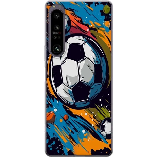 Mobilskal till Sony Xperia 1 IV med Fotbollar