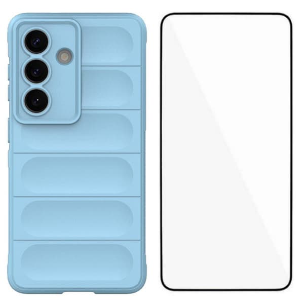 WANLONFENG Mobilskal för Samsung Galaxy S26 TPU - Ljusblå