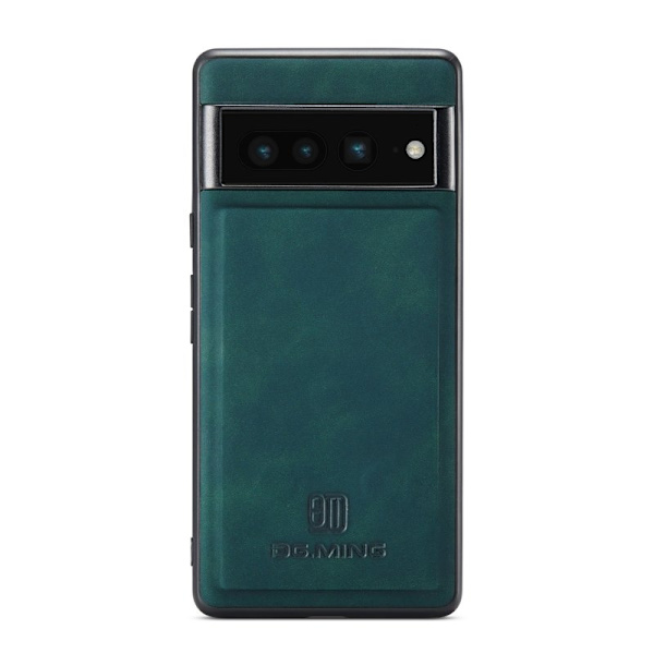 DG.MING Konstläder Plånboksfodral för Google Pixel 7 Pro 5G Grön