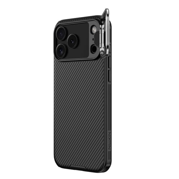 NILLKIN Camshield Prop Series Mobilskal till iPhone 17 Pro Max Klar Svart