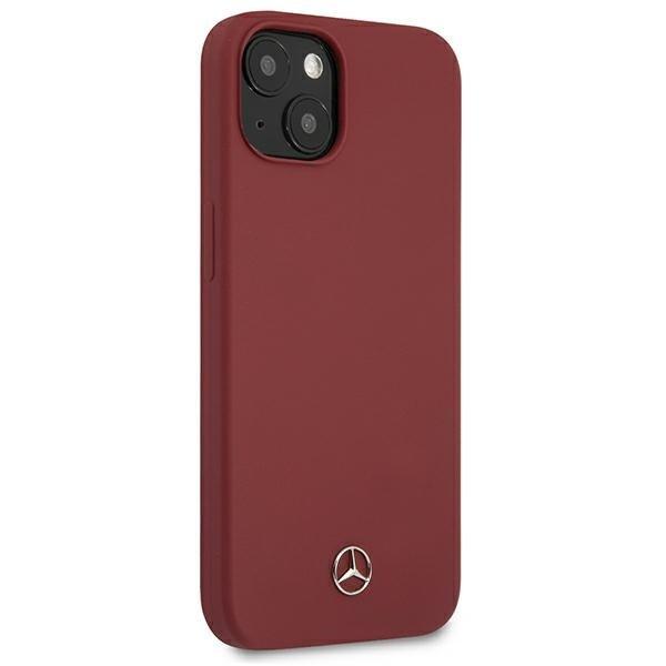 Mercedes Silicone Line Skal iPhone 13 Mini - Rød Red