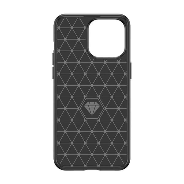 Mobilskal till iPhone 15 Pro Max Carbon Flexible - Svart Svart
