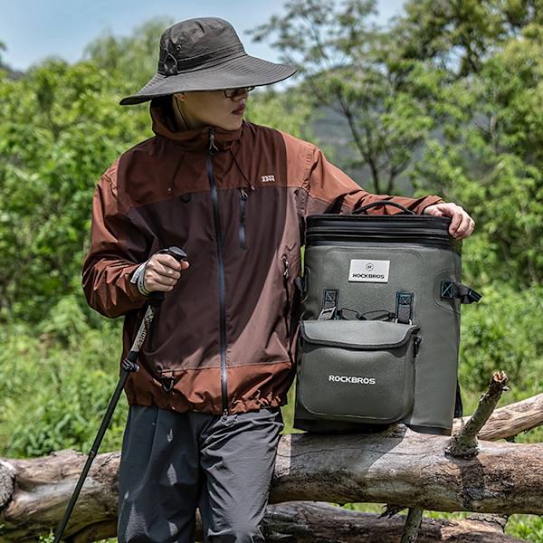 Rockbros Termisk Ryggsäck med Isolering 20L - Grön