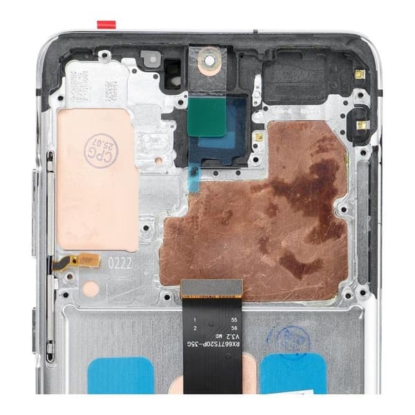 SAMSUNG S20 Plus Skärm med LCD-display SOFT OLED - Vit Vit