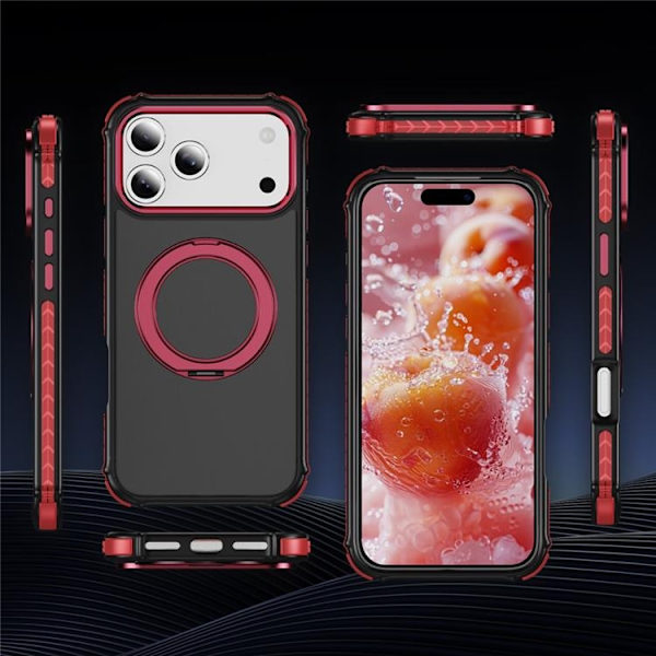 Mobilskal till iPhone 17 Pro Max MagSafe Skin Touch - Röd Röd