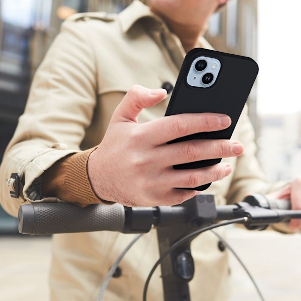 MATT skal för Samsung S23 PLUS svart Svart