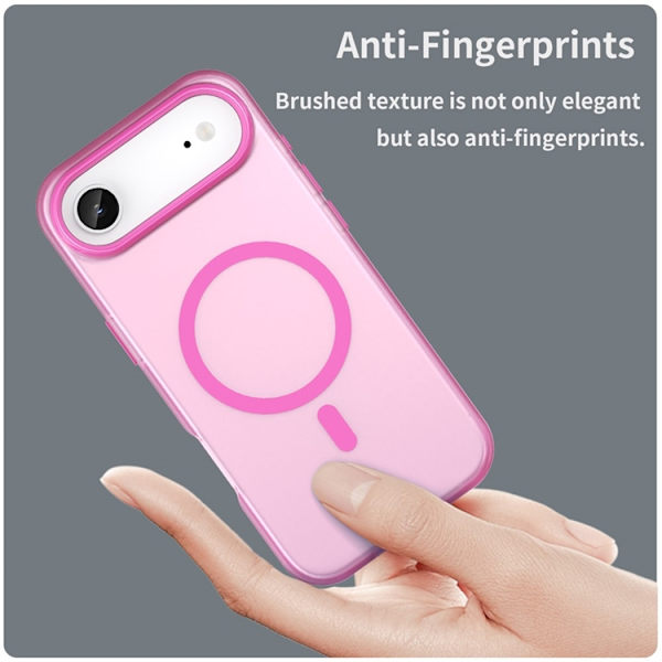 Mobilskal till iPhone Air MagSafe Slim Matte Translucent - Rosa Rosa