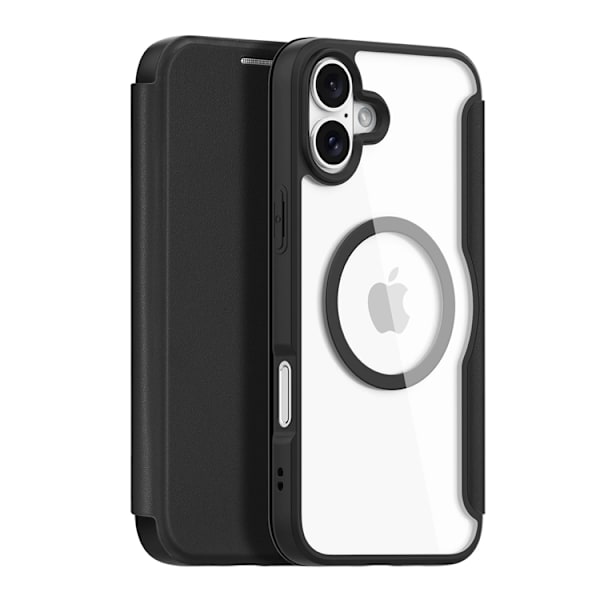 Dux Ducis iPhone 16 Plånboksfodral Magsafe Skin X Pro Black