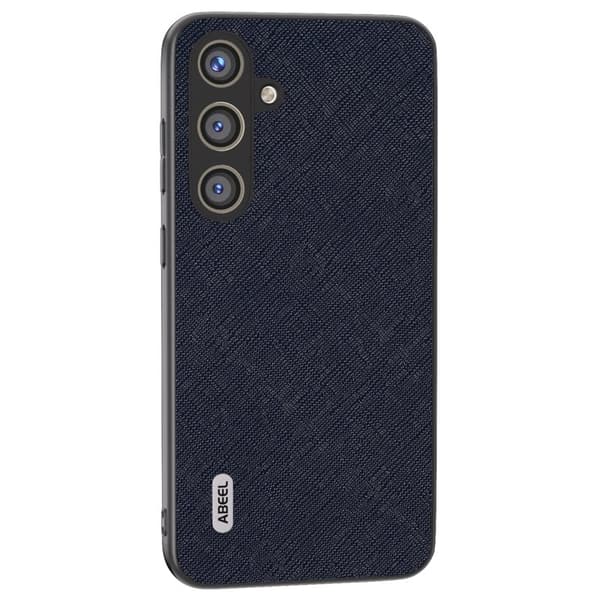 ABEEL Mobilskal till Samsung Galaxy S24+ Cross Texture Impact-Resistent Blå