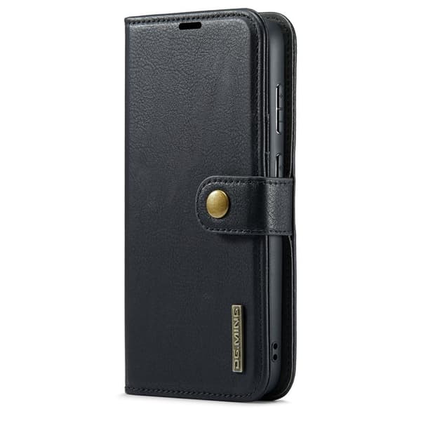 DG.MING Samsung Galaxy A36 5G Plånboksfodral Äkta läder Svart