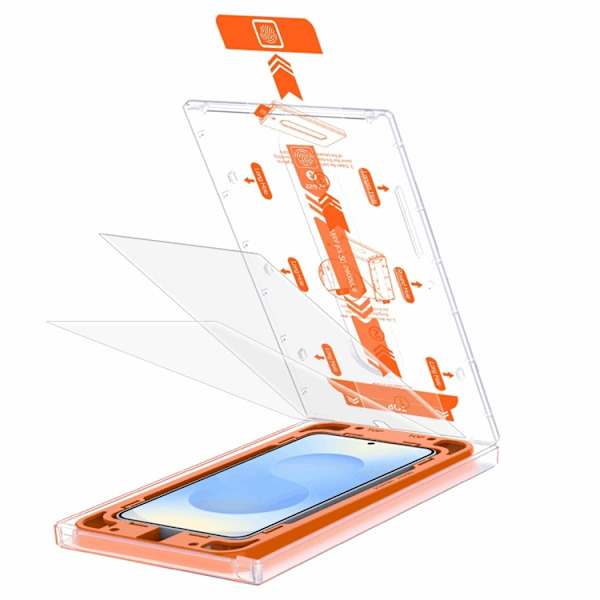 Tech-Protect [2-Pack] Galaxy S25 Plus Härdat Glas Skärmskydd Quick Set Transparent