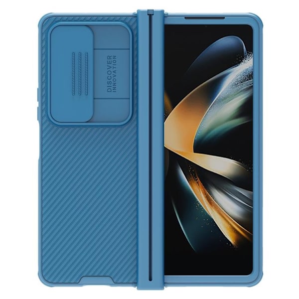 Nillkin Galaxy Z Fold 4 Skal Camshield Pro Simple - Blå