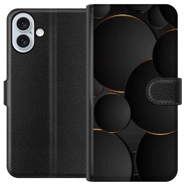 Plånboksfodral till Apple iPhone 16 Plus med Lyxig Cirklar