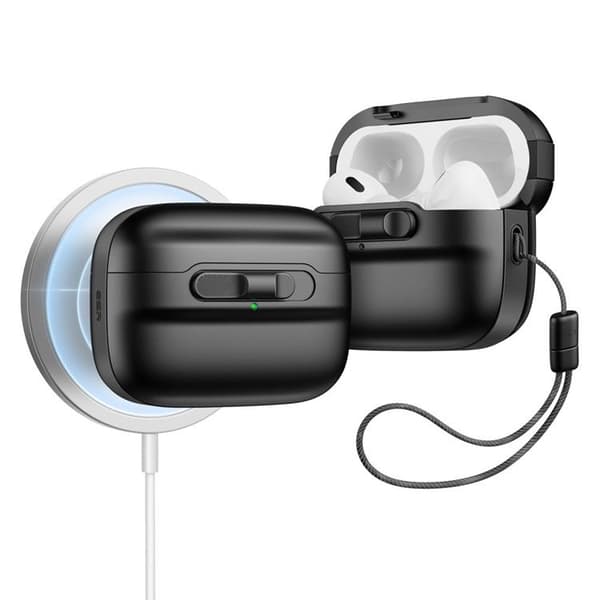 ESR Airpods Pro 1/2 Skal Magsafe Pulse Halolock - Sort Black