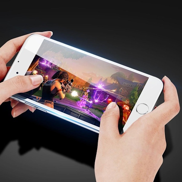 [2-PACK] Skärmskydd Härdat Glas För iPhone 8 Plus / iPhone 7 Plus - Vit Vit