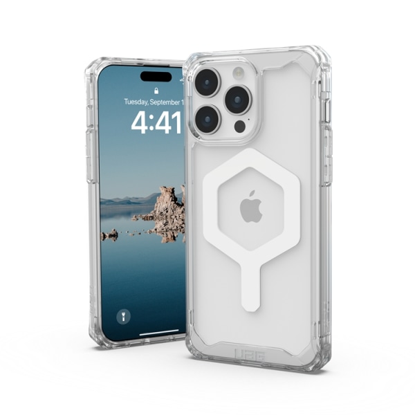 UAG iPhone 15 Pro Max Mobiltaske Magsafe Plyo - Is/Hvid