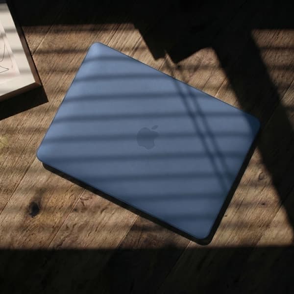 Tech-Protect Fodral För Macbook Neo 13 Soft Shell - Matte Indigo Blå