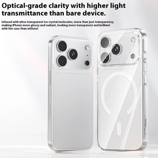 Benks Mobilskal till iPhone 17 Pro MagSafe Ultra Thin - Transparent Transparent