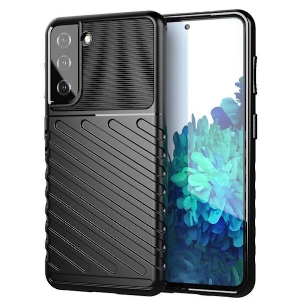 Galaxy A14 5G Skal Thunder Silicone Armor - Svart Svart