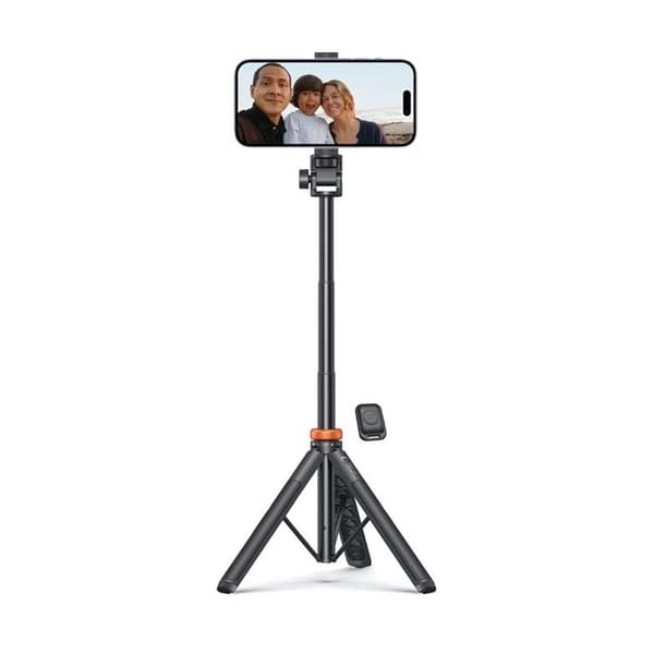 Tech-Protect Bluetooth Selfie Stick Tripod L03S - Svart Svart