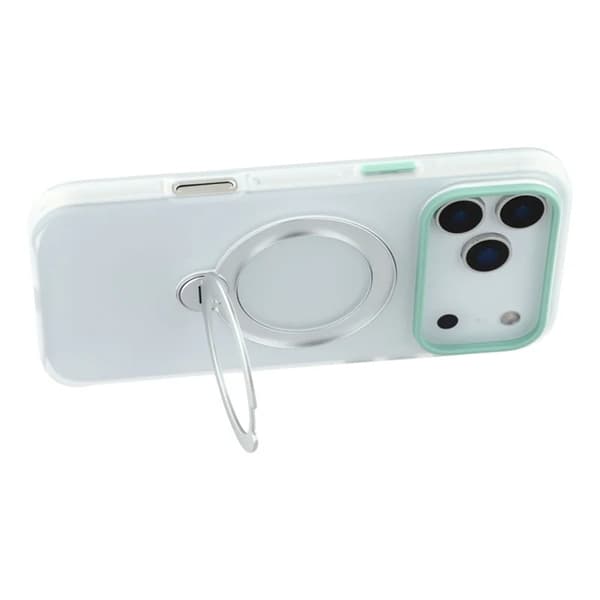 KIGC Mobilskal till iPhone 17 Pro Max Rotating Kickstand - Transparent Transparent