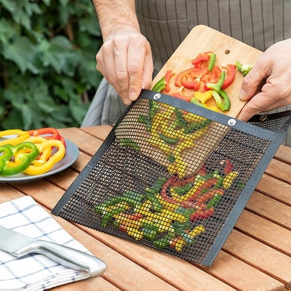 2-pack Grillpåsar, nätpåsar till grillen 2-Pack
