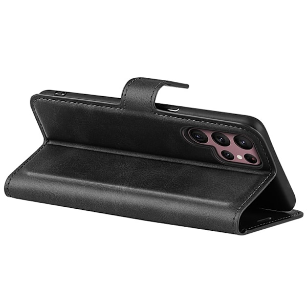 Galaxy S23 Ultra Plånboksfodral Folio Flip - Svart Svart
