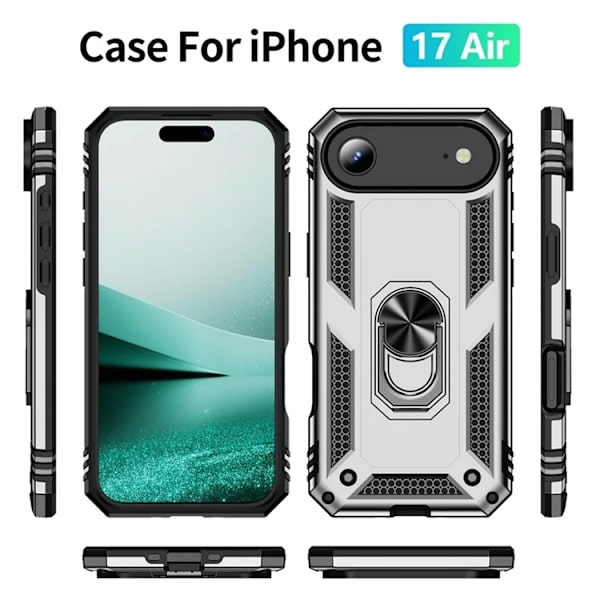 Mobilskal till iPhone Air med Kickstand - Silver Silver