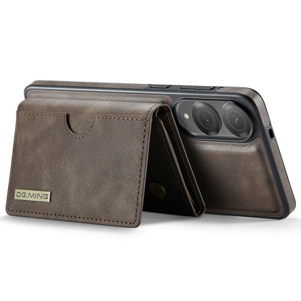 DG.MING M6 Series Mobilskal till Samsung Galaxy S25 Edge Magnetisk Brun