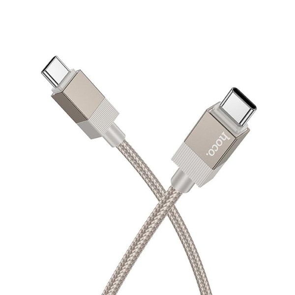 Hoco USB-C - USB-C 60W 3A Kabel 1m X110 - Guld Guld