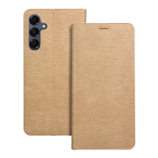 Galaxy A26 5G Plånboksfodal Luna Guld - Blå Blå
