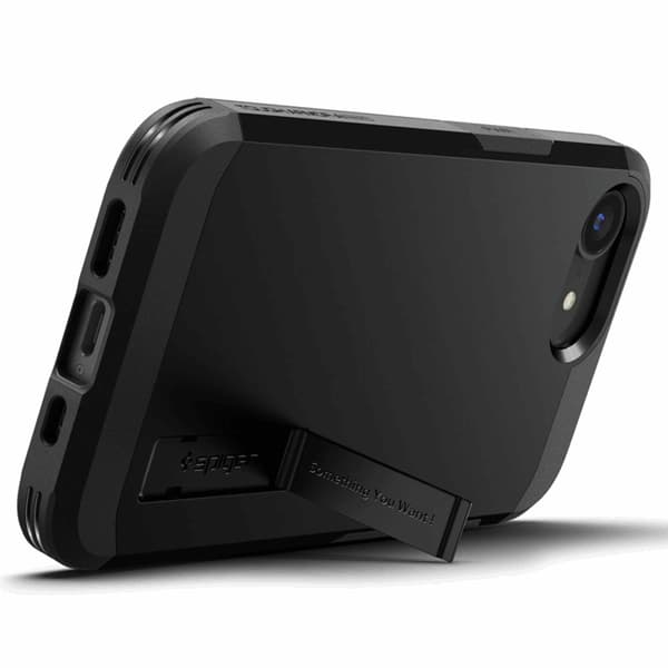 Spigen telefontaske til iPhone 16e Magsafe Tough Armor - Sort Svart