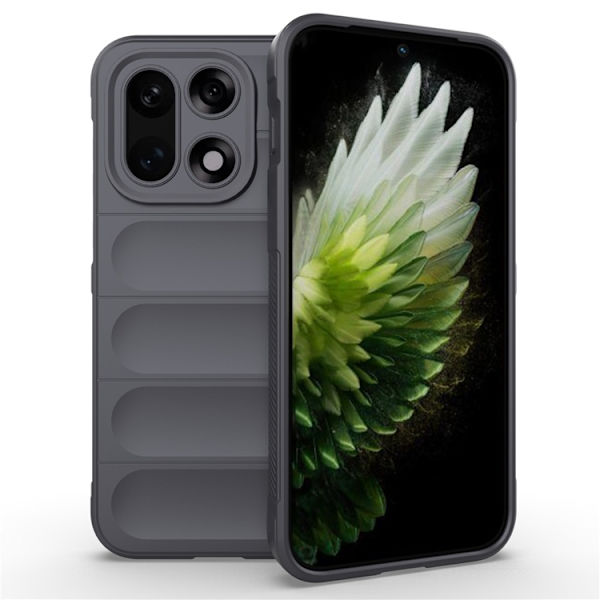 AMORUS Mobilskal till OnePlus 15 Rugged Soft TPU Shockproof - Grå Grå