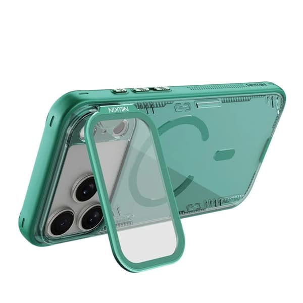 NILLKIN Mobilskal till iPhone 17 Pro Max Magsafe Iceblade Prop - Grön Grön