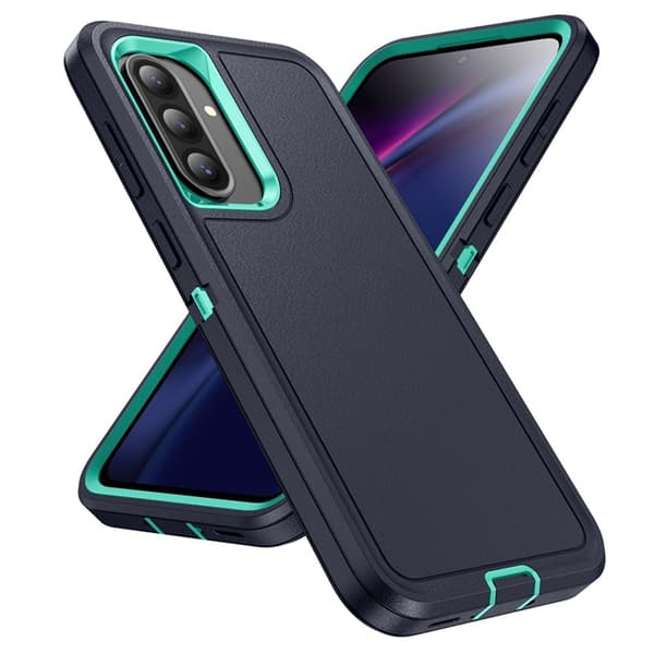 Mobilskal till Galaxy A56 Silikon EVA 3-i-1 Stötsäkert Blå